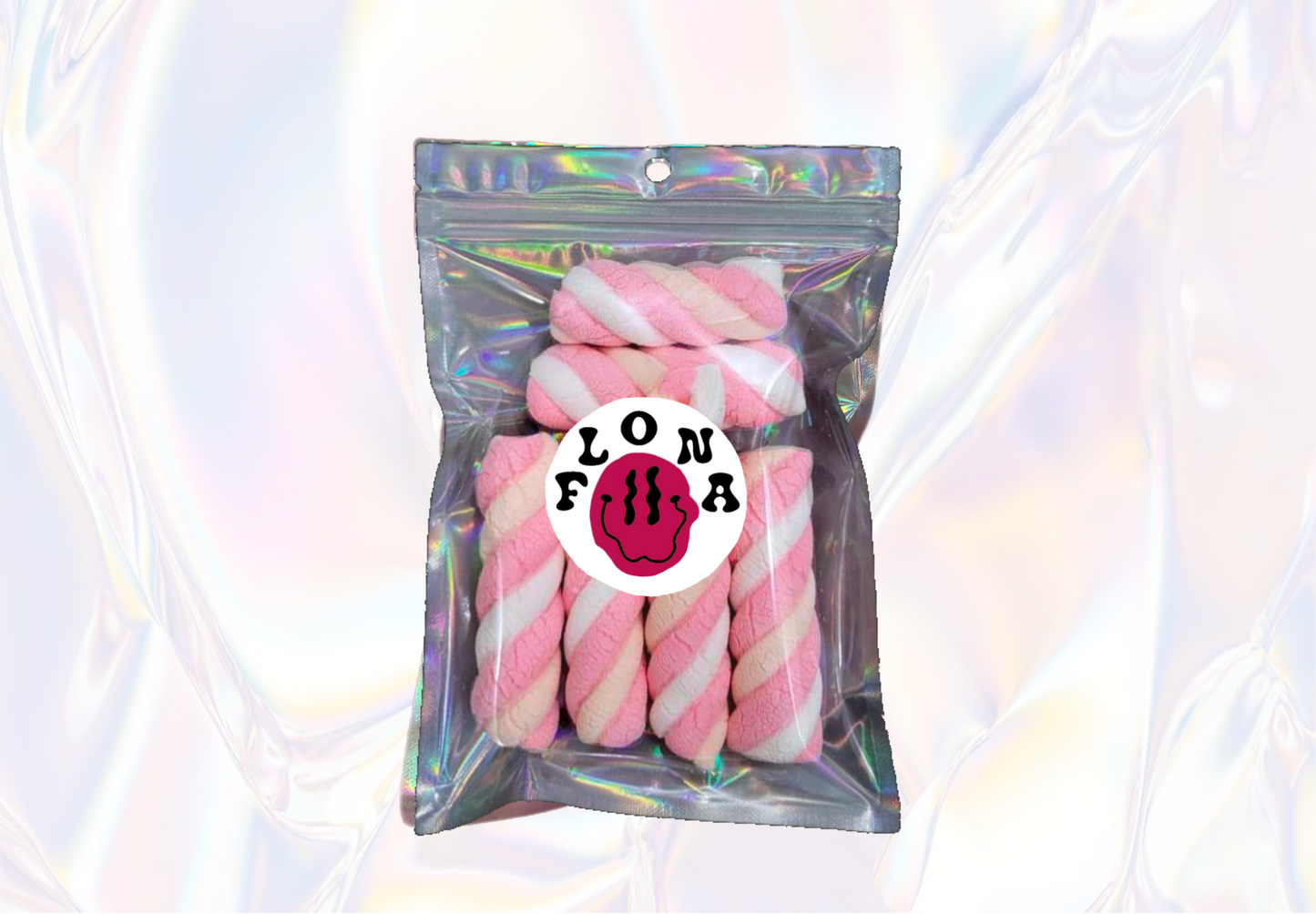Freeze dried Marshmallow twists