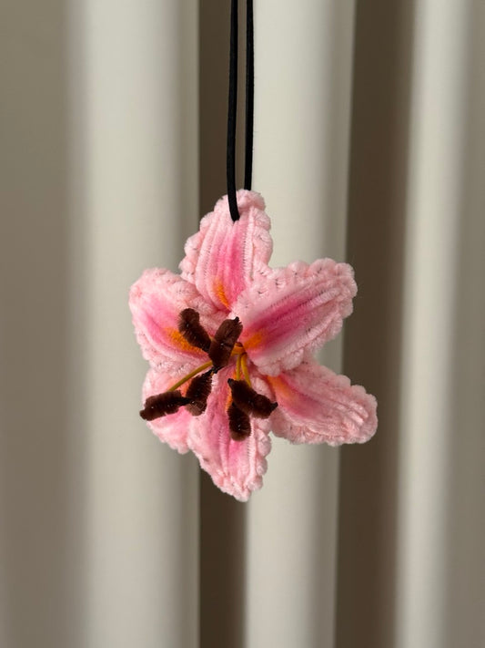 Pink lily car accessorie