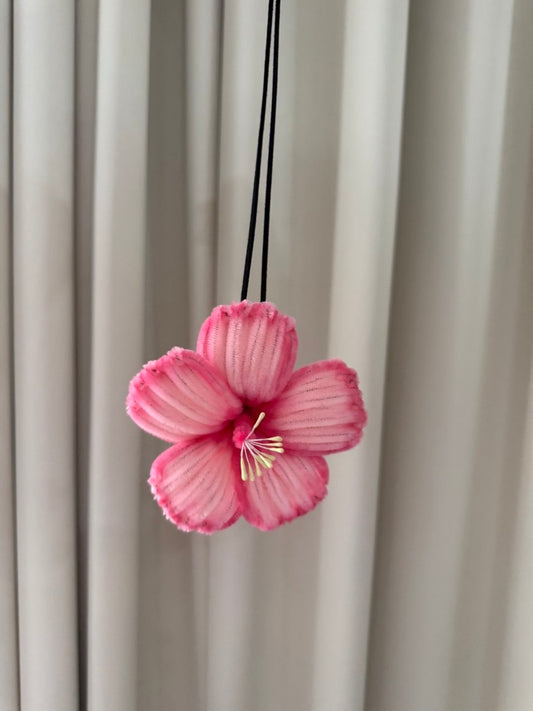 Pink hibiscus 🌺 car accessorie